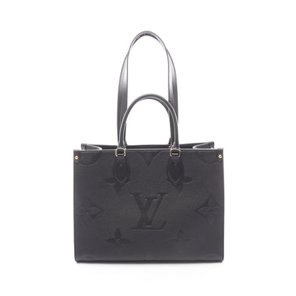 オンザゴーMM モノグラムアンプラント ノワール 2WAY ショルダーバッグ トートバッグ レザー ブラック ルイヴィトン バッグ LOUIS VUITTON