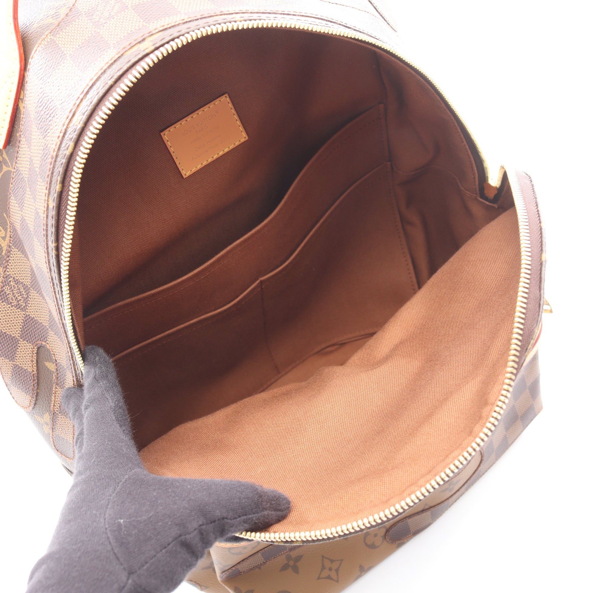 ディスカバリー バックパックPM バックパック リュックサック PVC レザー キャンバス ブラウン ルイヴィトン バッグ LOUIS VUITTON