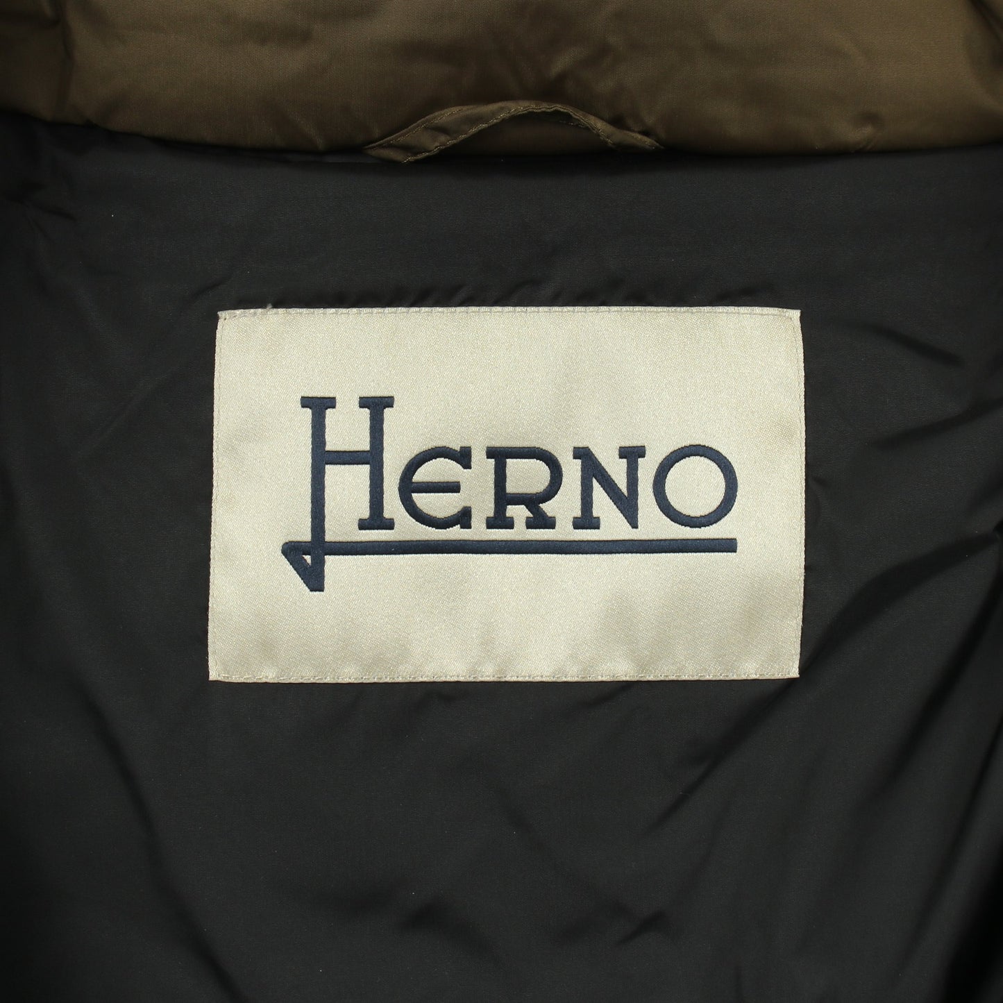 ダウンコート ナイロン カーキグリーン ヘルノ アウター HERNO