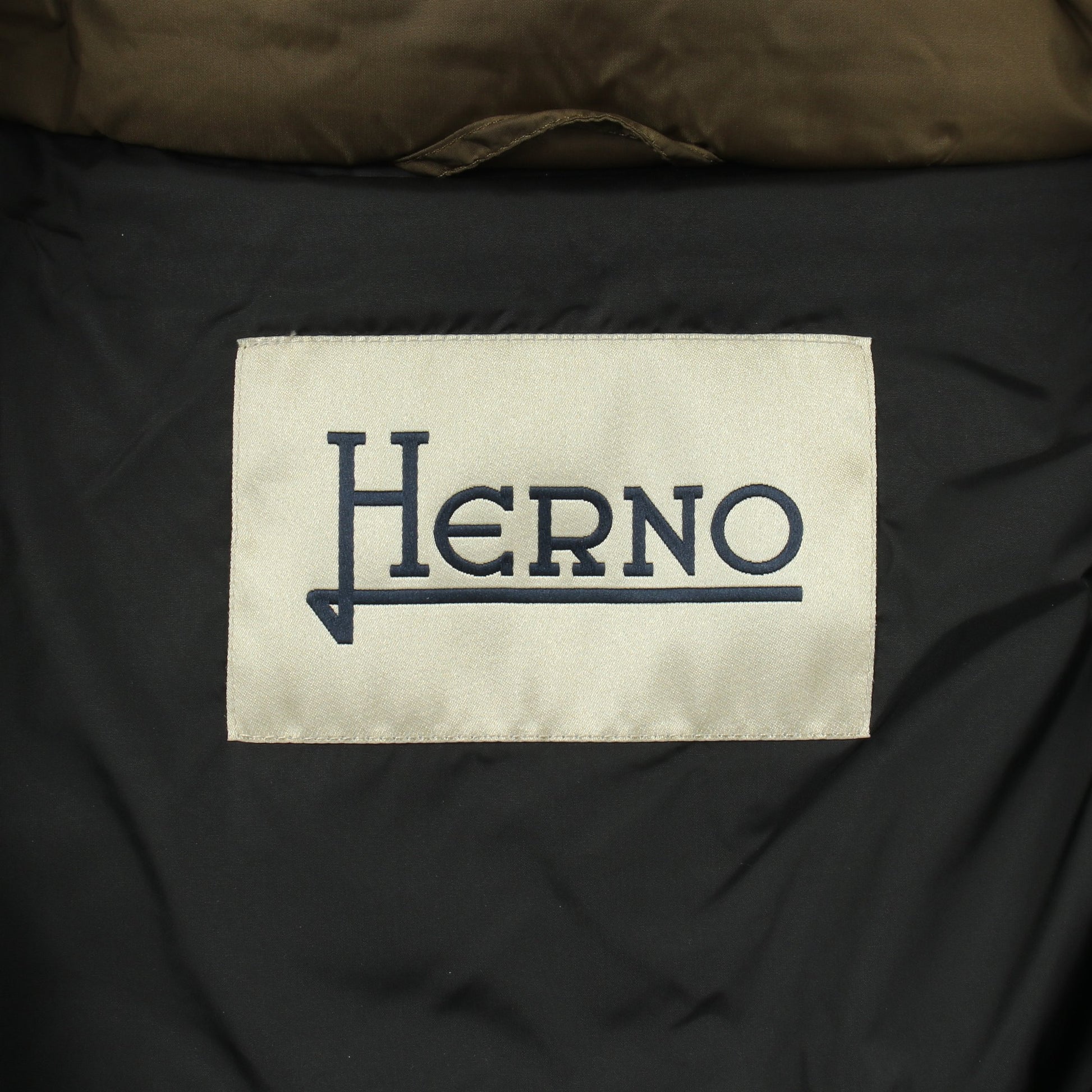 ダウンコート ナイロン カーキグリーン ヘルノ アウター HERNO