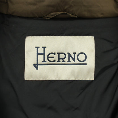 ダウンコート ナイロン カーキグリーン ヘルノ アウター HERNO