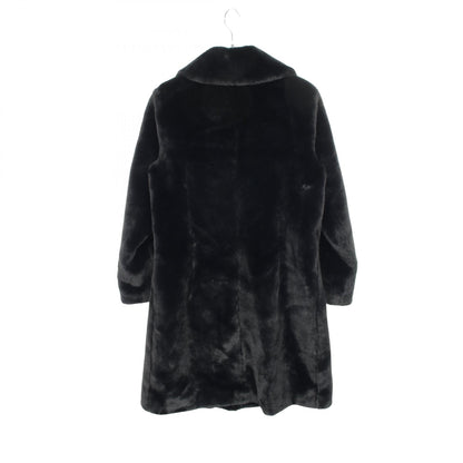 SOFT FAUX FUR COAT フェイクファー コート ブラック ヘルノ アウター HERNO