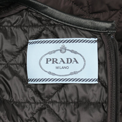 RE-NYLON キルティングドレス ワンピース ナイロン ブラック プラダ ワンピース PRADA