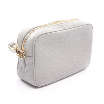 ショルダーバッグ レザー グレー プラダ バッグ PRADA