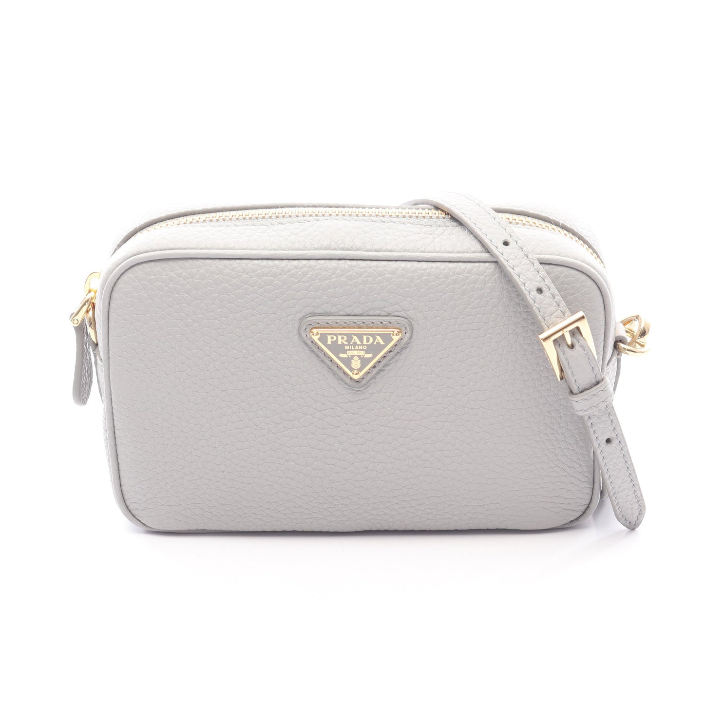 ショルダーバッグ レザー グレー プラダ バッグ PRADA