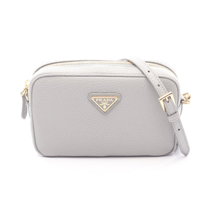 ショルダーバッグ レザー グレー プラダ バッグ PRADA
