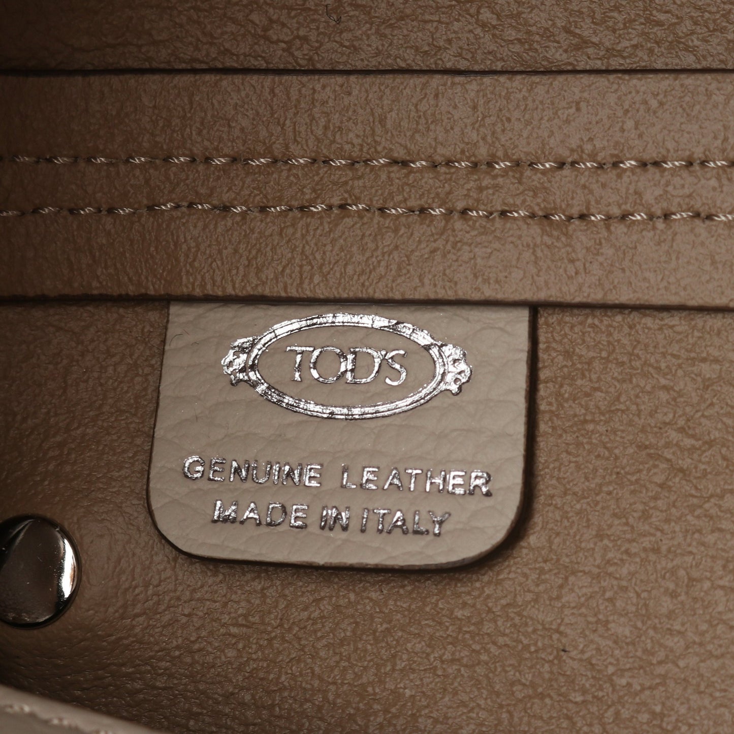Tタイムレス マイクロ 2WAY ハンドバッグ レザー アイボリー トッズ バッグ TOD'S