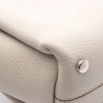 Tタイムレス マイクロ 2WAY ハンドバッグ レザー アイボリー トッズ バッグ TOD'S