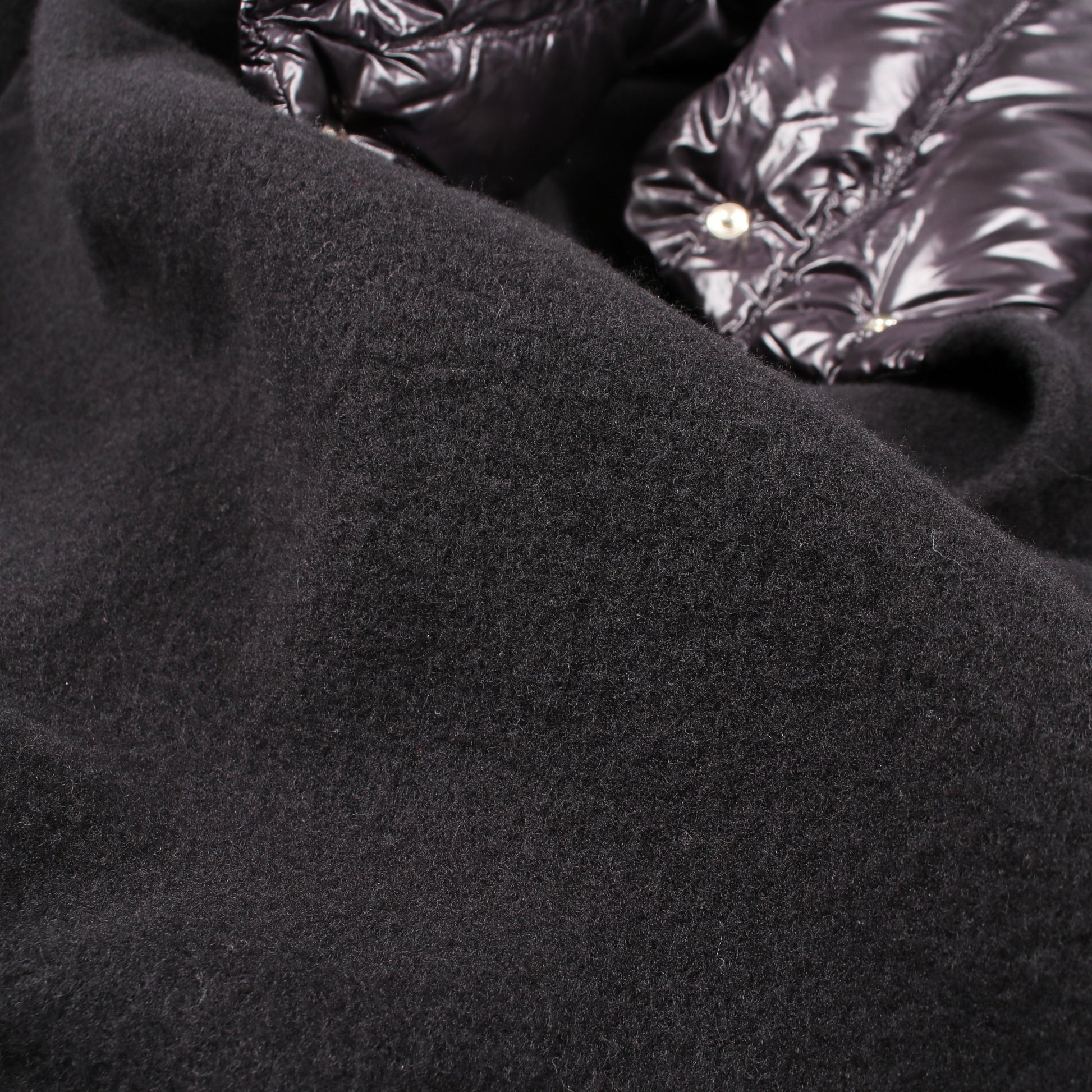RESORT WARMY & NYLON ULTRALIGHT 切替 ポンチョ ウール カシミヤ ブラック ヘルノ アウター HERNO