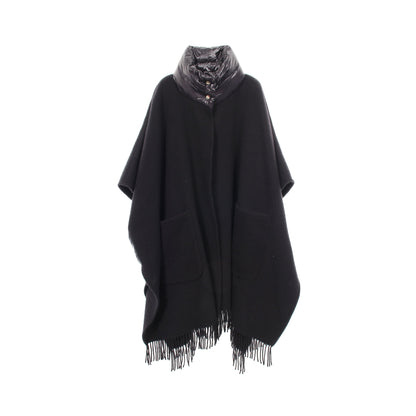 RESORT WARMY & NYLON ULTRALIGHT 切替 ポンチョ ウール カシミヤ ブラック ヘルノ アウター HERNO