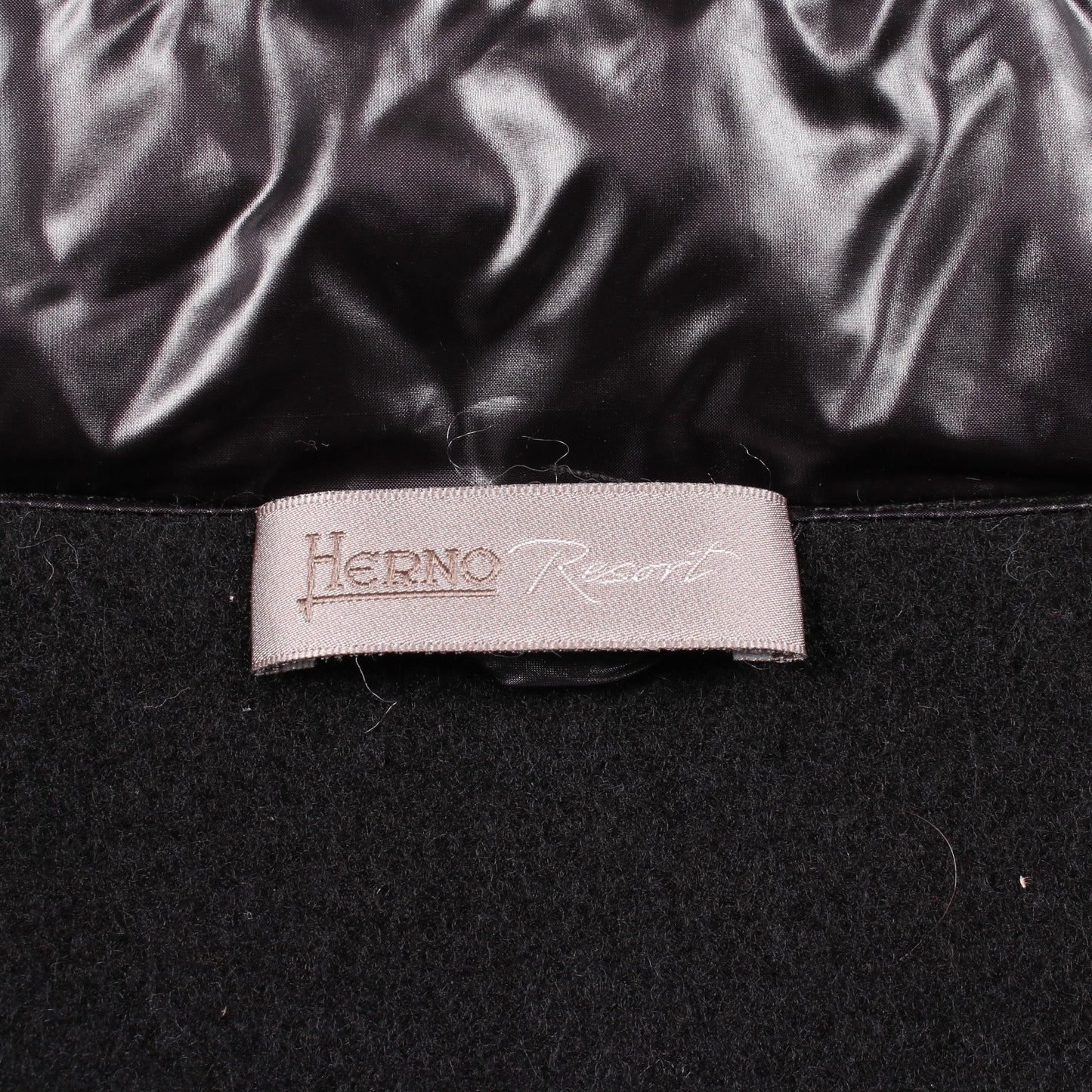 RESORT WARMY & NYLON ULTRALIGHT 切替 ポンチョ ウール カシミヤ ブラック ヘルノ アウター HERNO