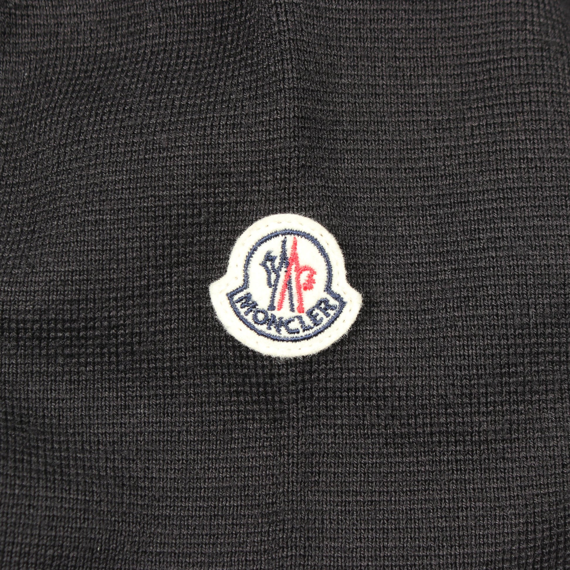 カーディガン ニット切替 ダウンジャケット ナイロン ウール ブラック モンクレール アウター MONCLER