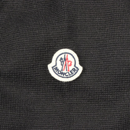 カーディガン ニット切替 ダウンジャケット ナイロン ウール ブラック モンクレール アウター MONCLER