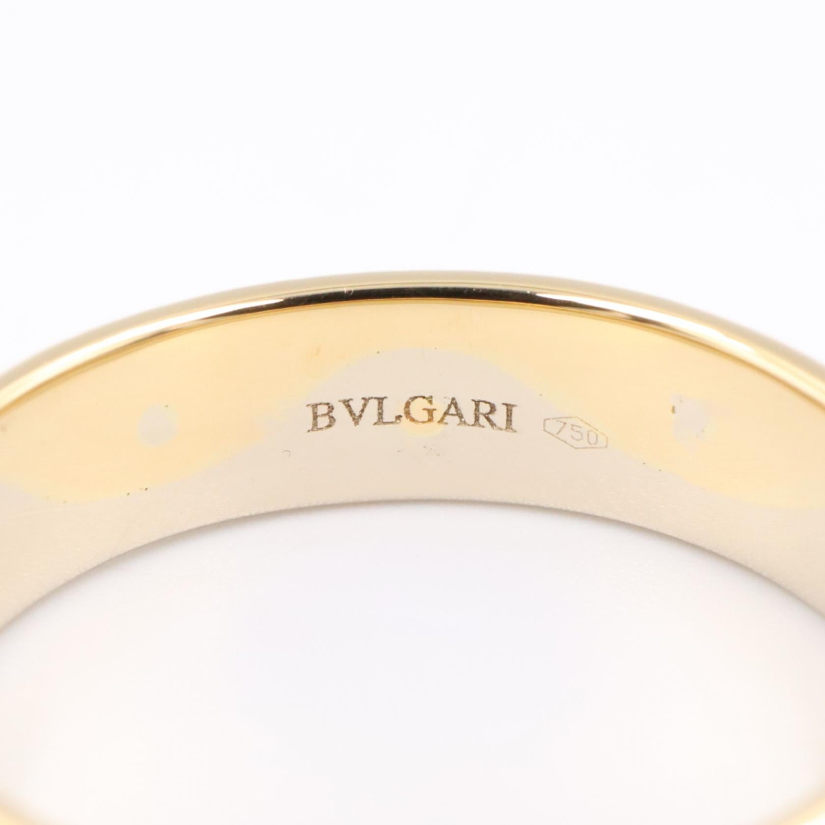 オンダ リング リング 指輪 K18YG K18WG イエローゴールド ホワイトゴールド ブルガリ アクセサリー BVLGARI