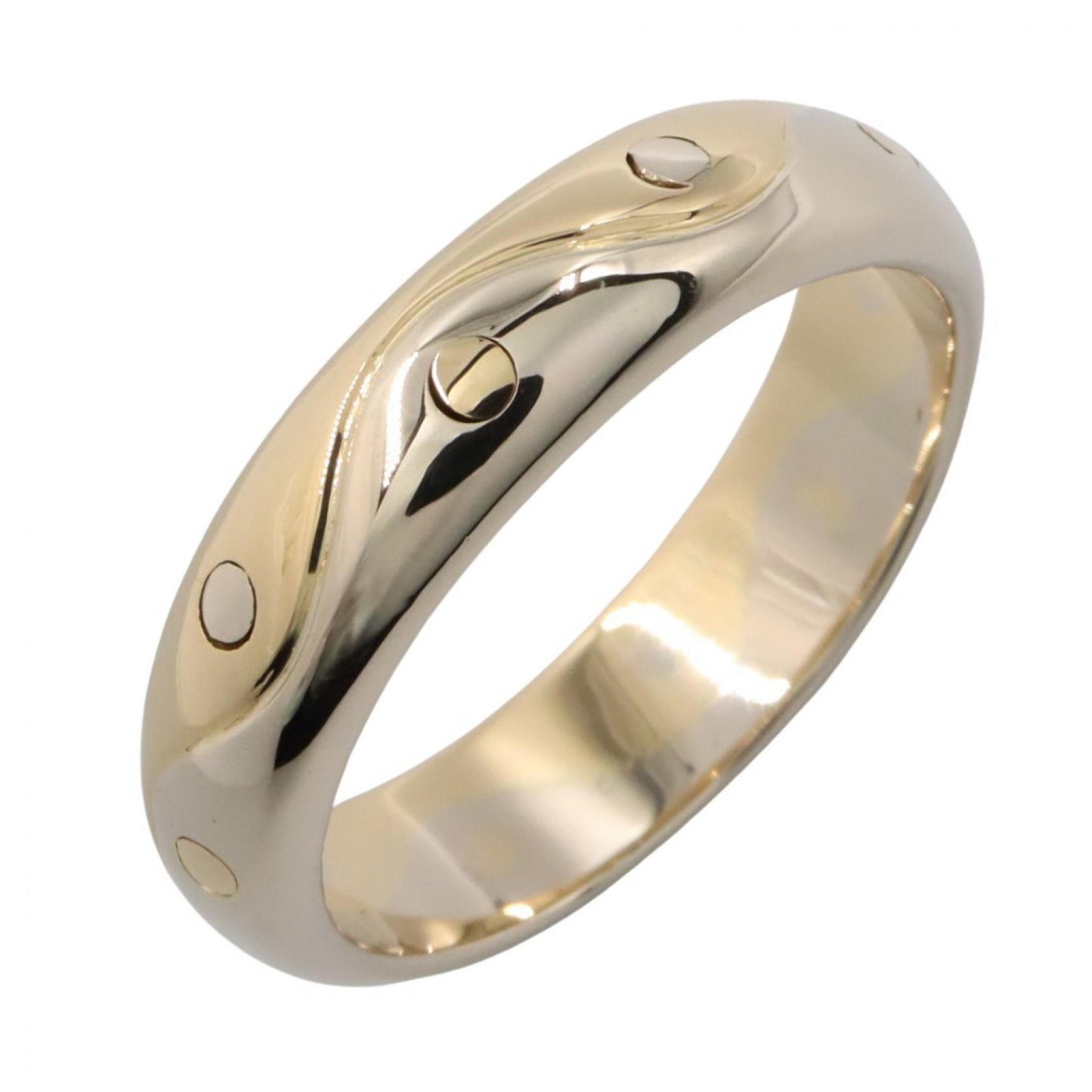 オンダ リング リング 指輪 K18YG K18WG イエローゴールド ホワイトゴールド ブルガリ アクセサリー BVLGARI