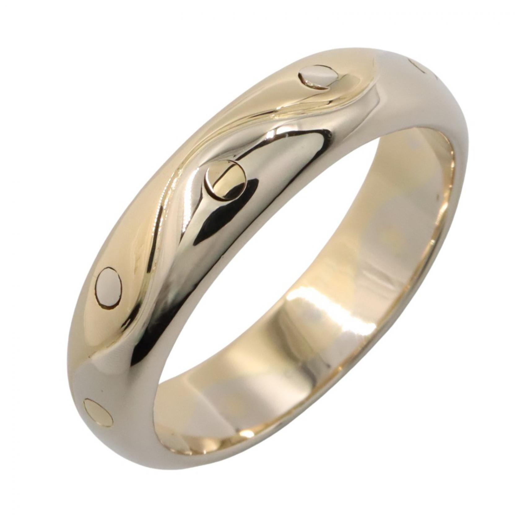 オンダ リング リング 指輪 K18YG K18WG イエローゴールド ホワイトゴールド ブルガリ アクセサリー BVLGARI
