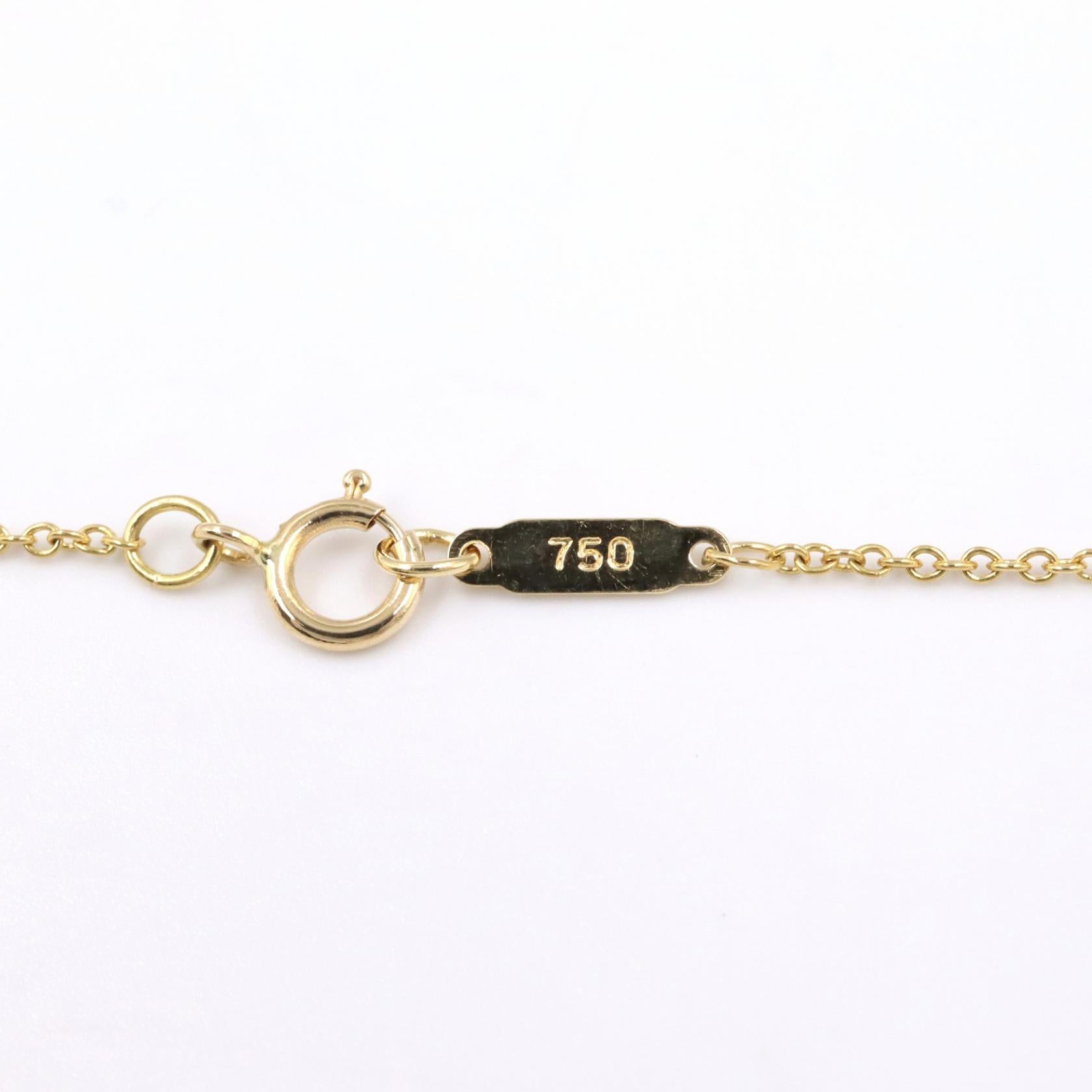 リボン ネックレス ネックレス K18YG イエローゴールド ティファニー アクセサリー TIFFANY & Co.