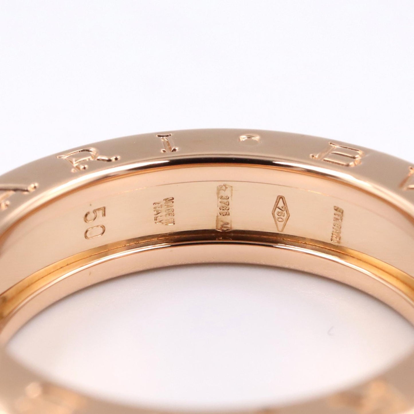 B-zero1 ビーゼロワン リング 1バンド リング 指輪 K18PG ピンクゴールド ブルガリ アクセサリー BVLGARI