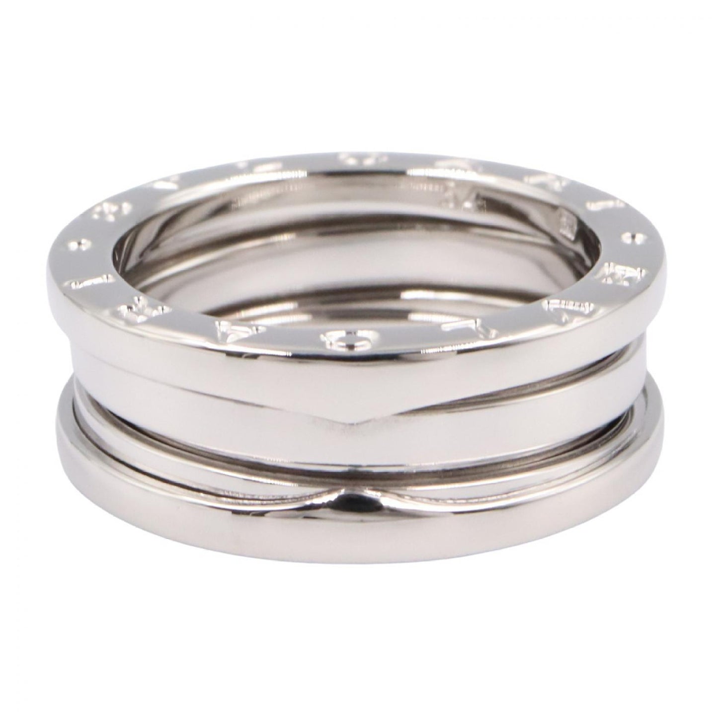 B-zero1 ビーゼロワン リング 3バンド リング 指輪 K18WG ホワイトゴールド ブルガリ アクセサリー BVLGARI