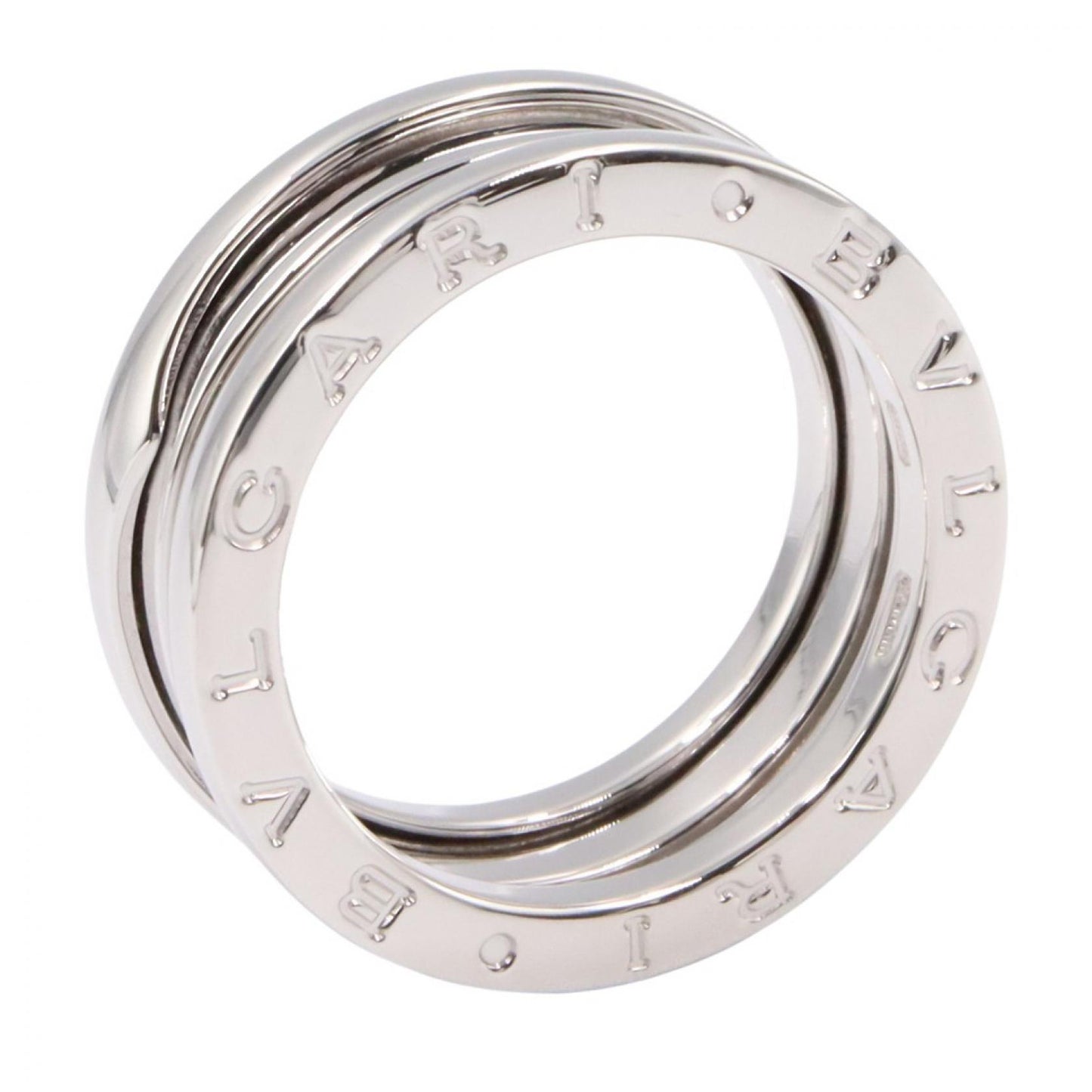 B-zero1 ビーゼロワン リング 3バンド リング 指輪 K18WG ホワイトゴールド ブルガリ アクセサリー BVLGARI