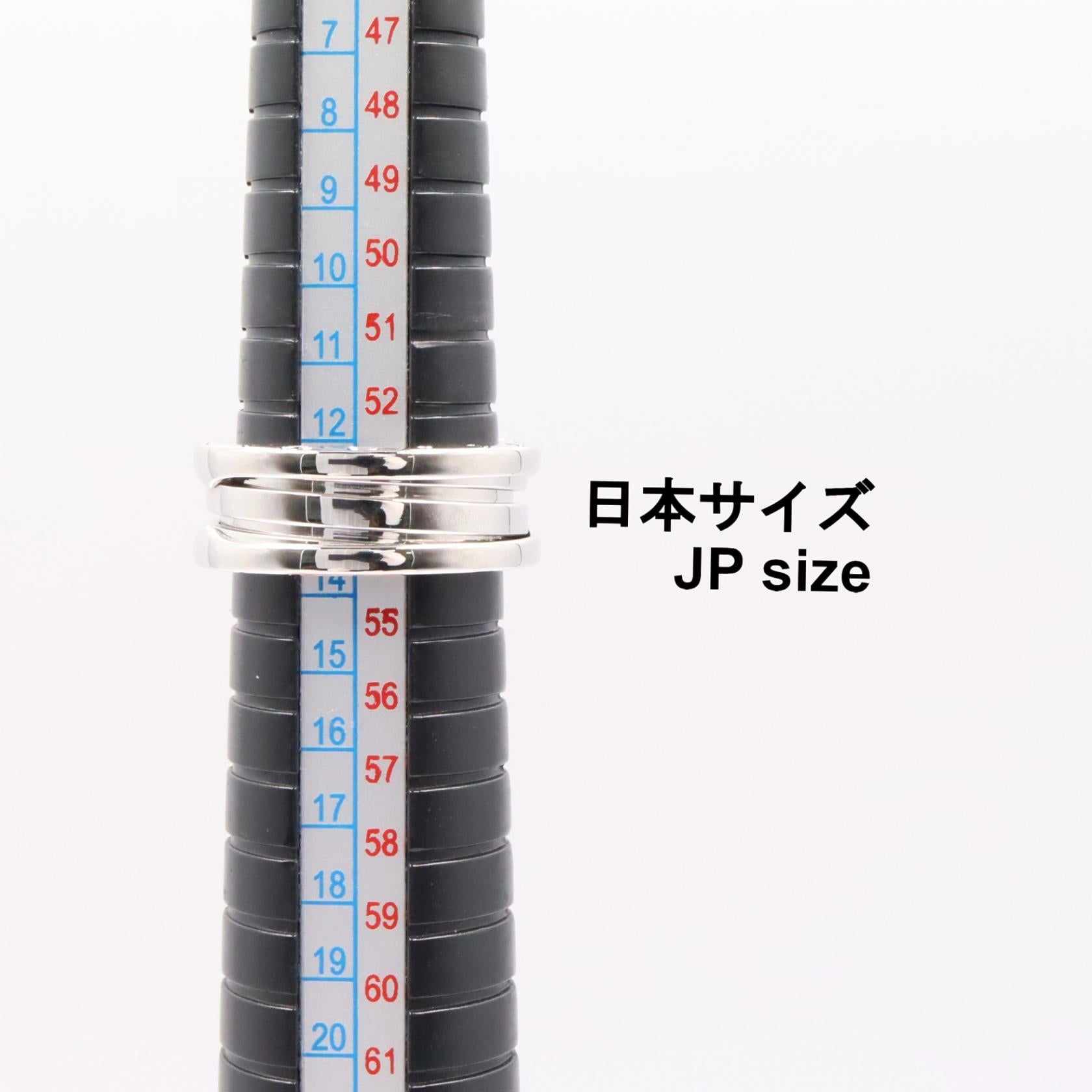 B-zero1 ビーゼロワン リング 3バンド リング 指輪 K18WG ホワイトゴールド ブルガリ アクセサリー BVLGARI