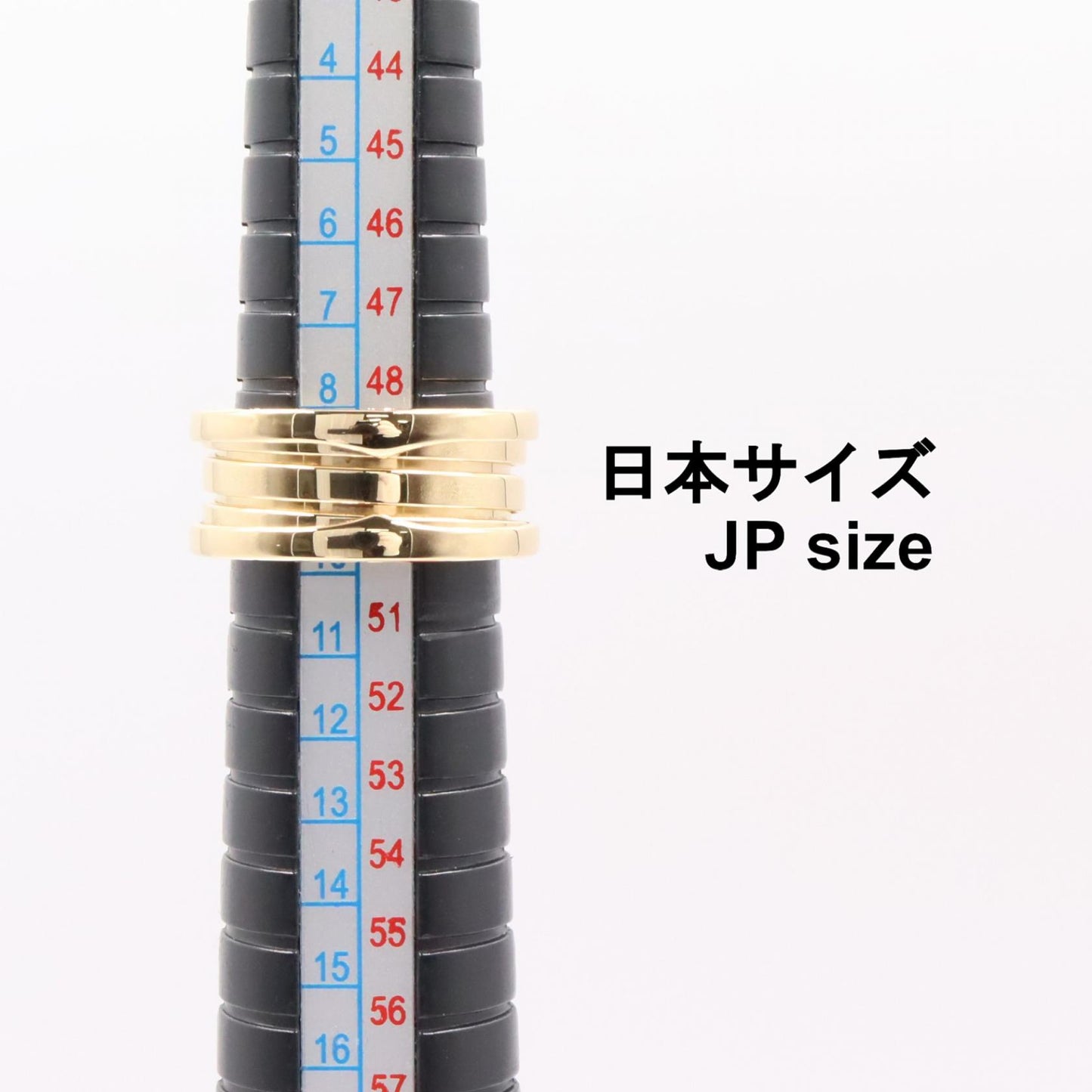 B-zero1 ビーゼロワン リング 3バンド リング 指輪 K18YG イエローゴールド ブルガリ アクセサリー BVLGARI