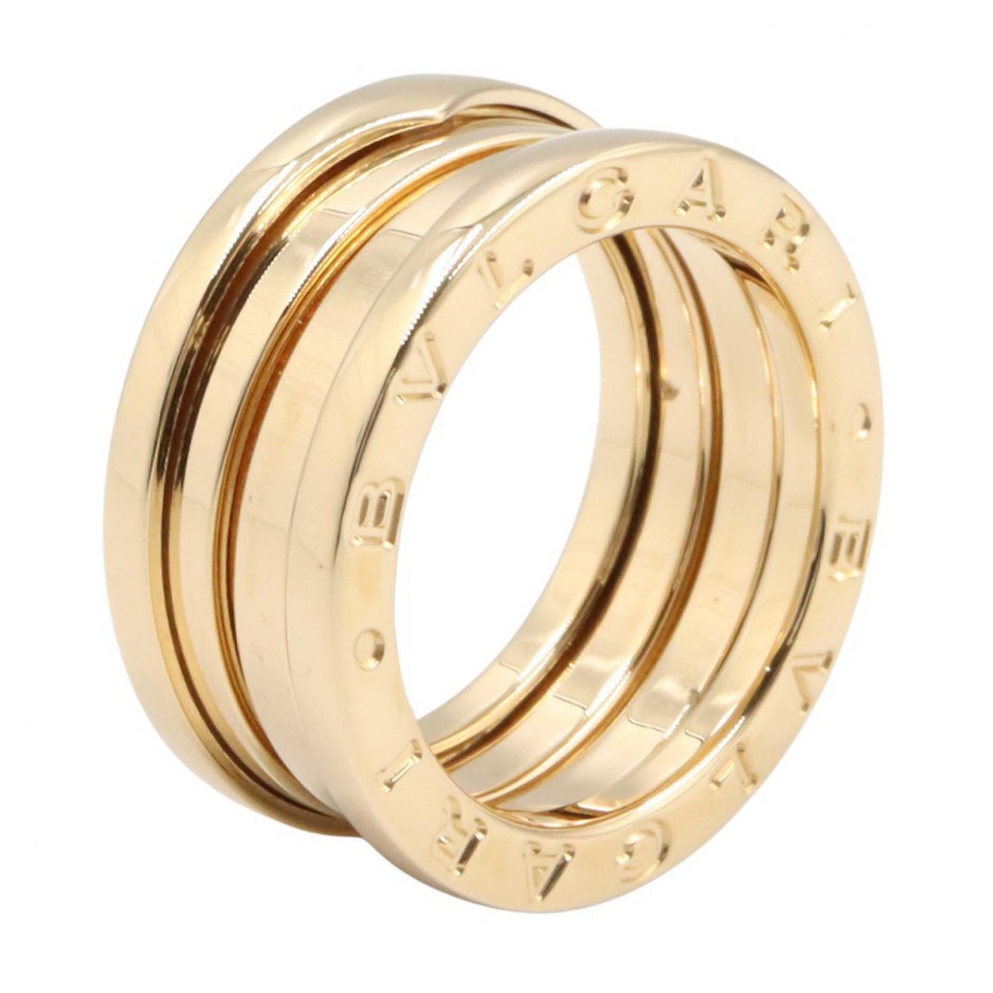 B-zero1 ビーゼロワン リング 3バンド リング 指輪 K18YG イエローゴールド ブルガリ アクセサリー BVLGARI