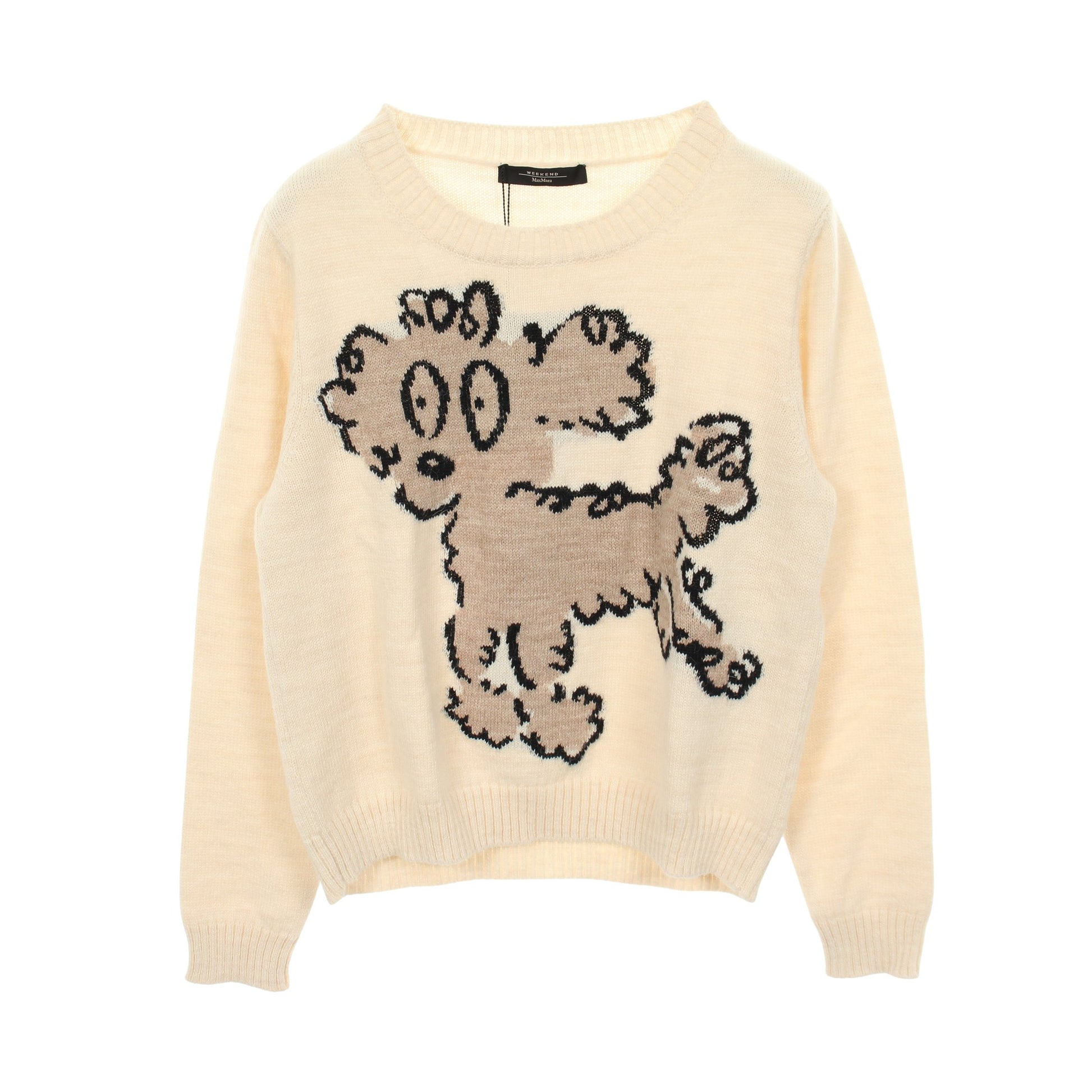 ODESSA クルーネック ニット アルパカ アイボリー ベージュ マックスマーラウィークエンド トップス Max Mara Weekend
