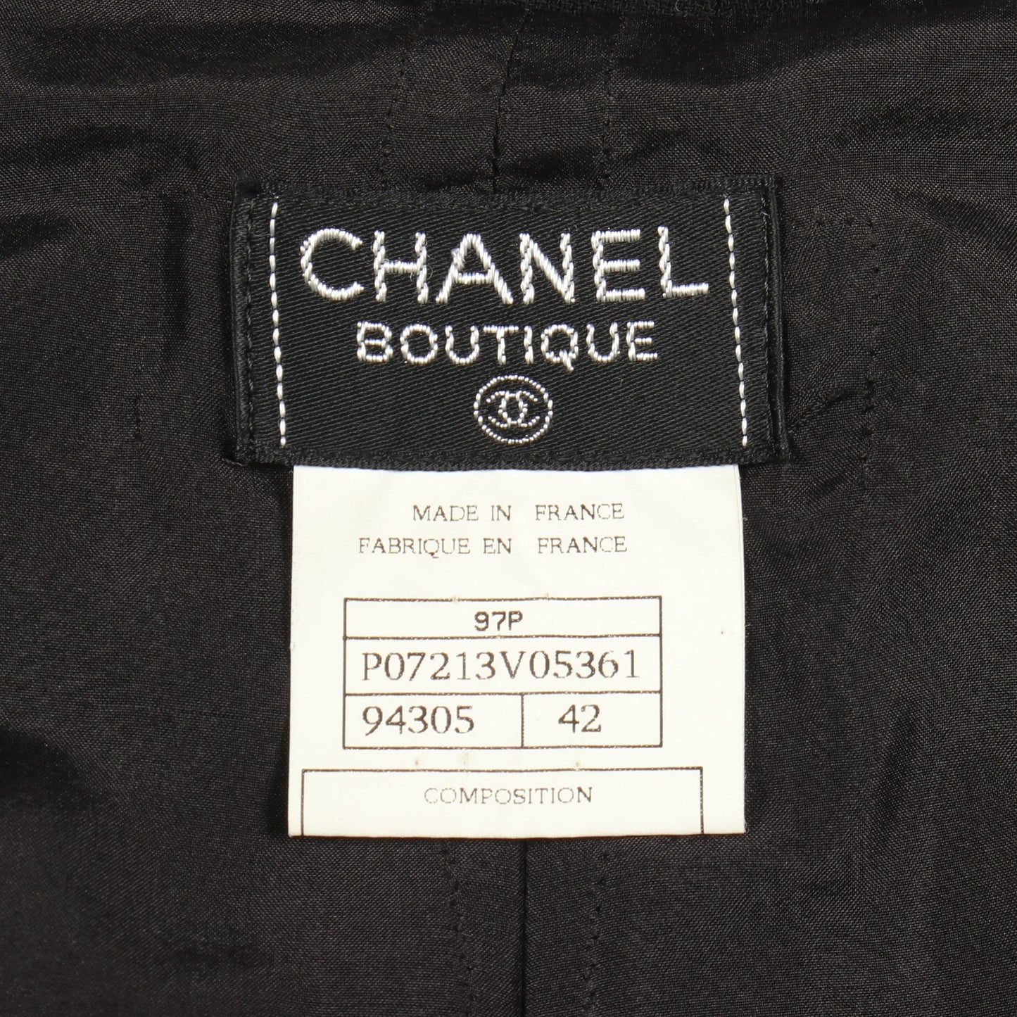 ココマークボタン テーパード パンツ ウール ブラック シャネル ボトムス CHANEL