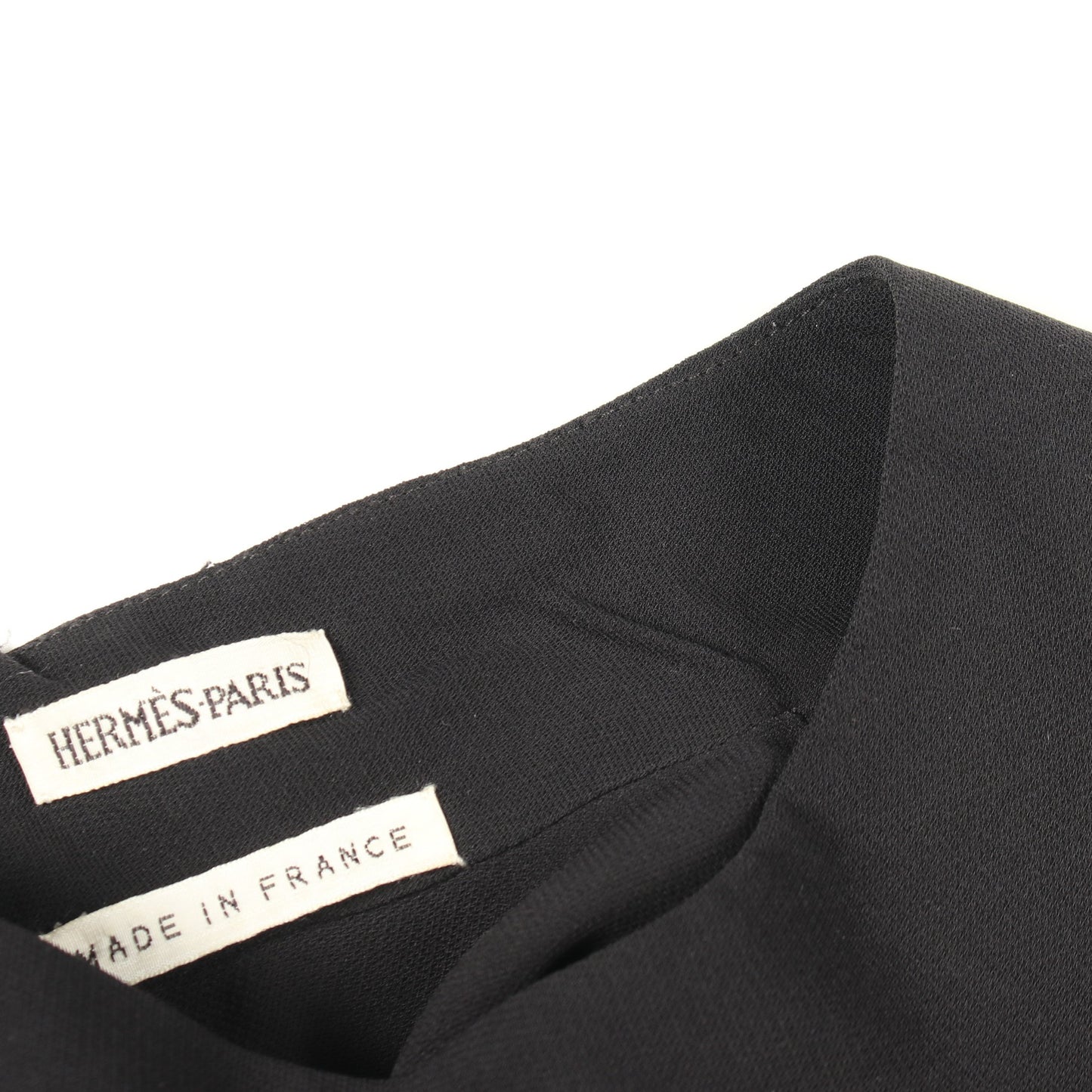 ノースリーブ ワンピース シルク ブラック エルメス ワンピース HERMES