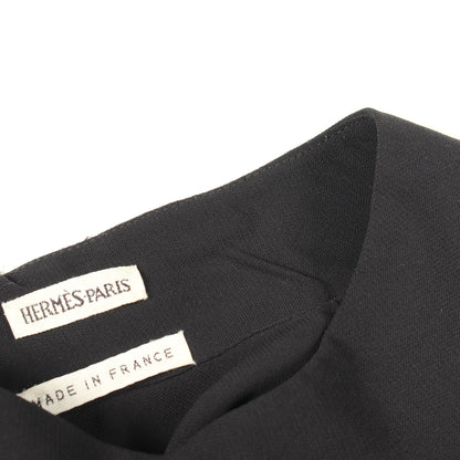 ノースリーブ ワンピース シルク ブラック エルメス ワンピース HERMES