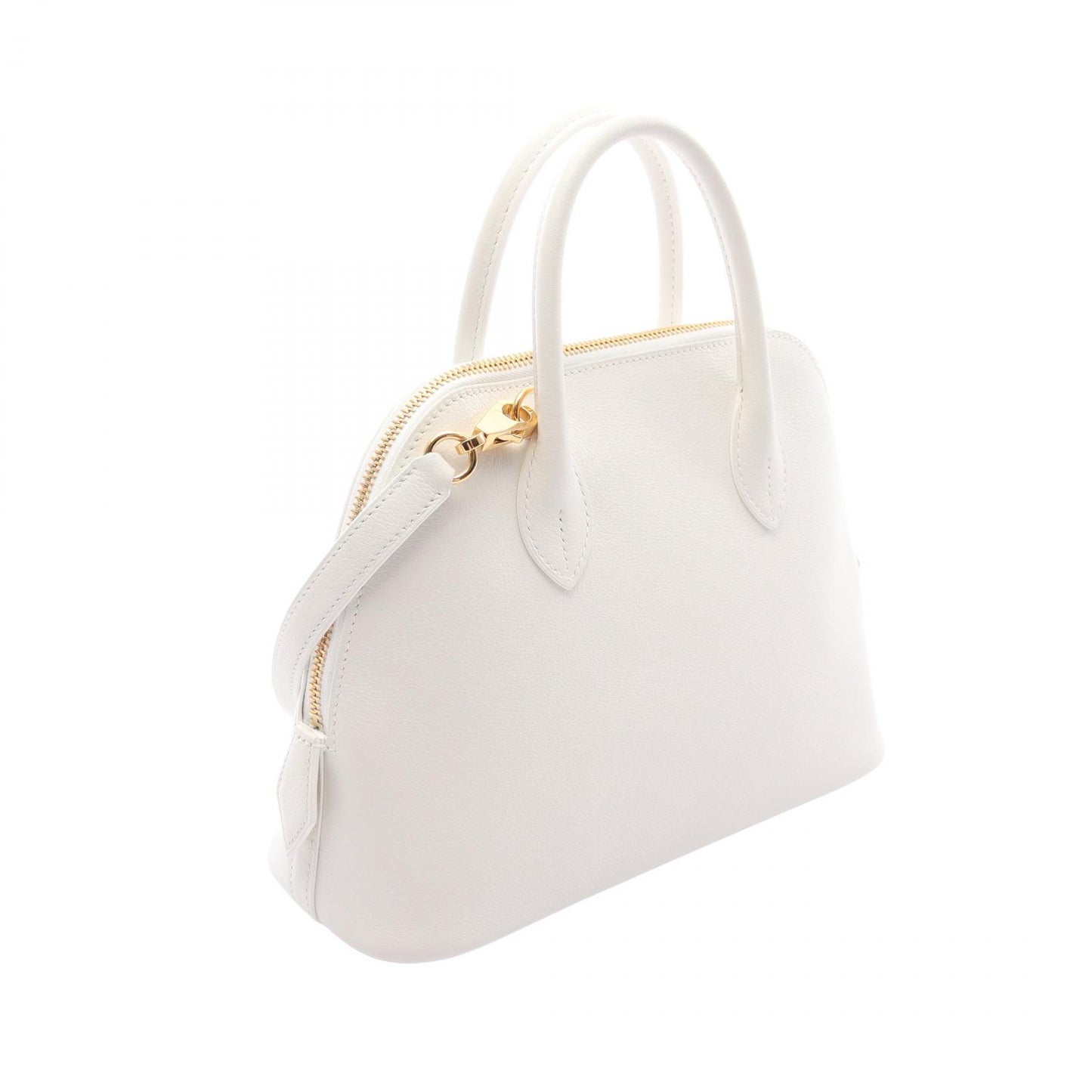 ボリード1923 25 ニューホワイト 2WAY ハンドバッグ エバーカラー ホワイト ゴールド金具 W刻印 エルメス バッグ HERMES