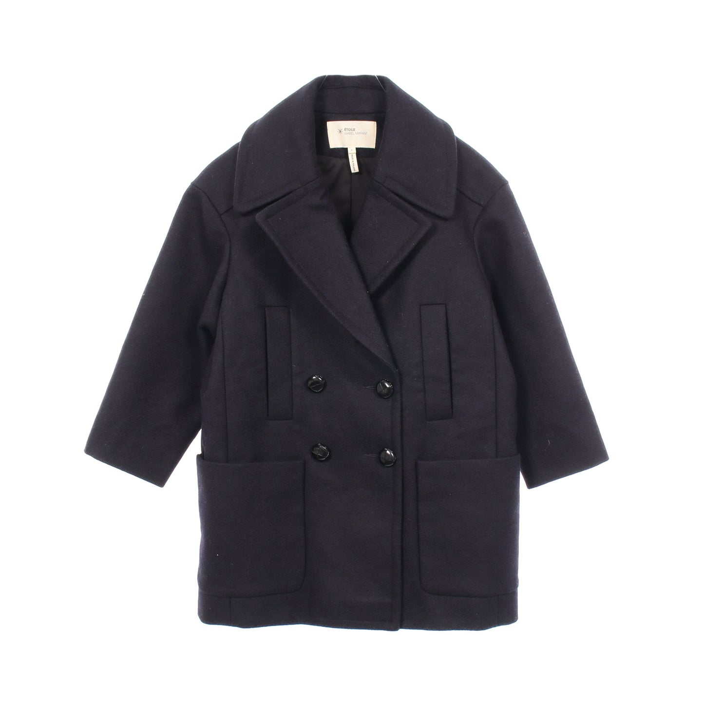ピーコート ウール ネイビー エトワールイザベルマラン アウター ETOILE ISABEL MARANT