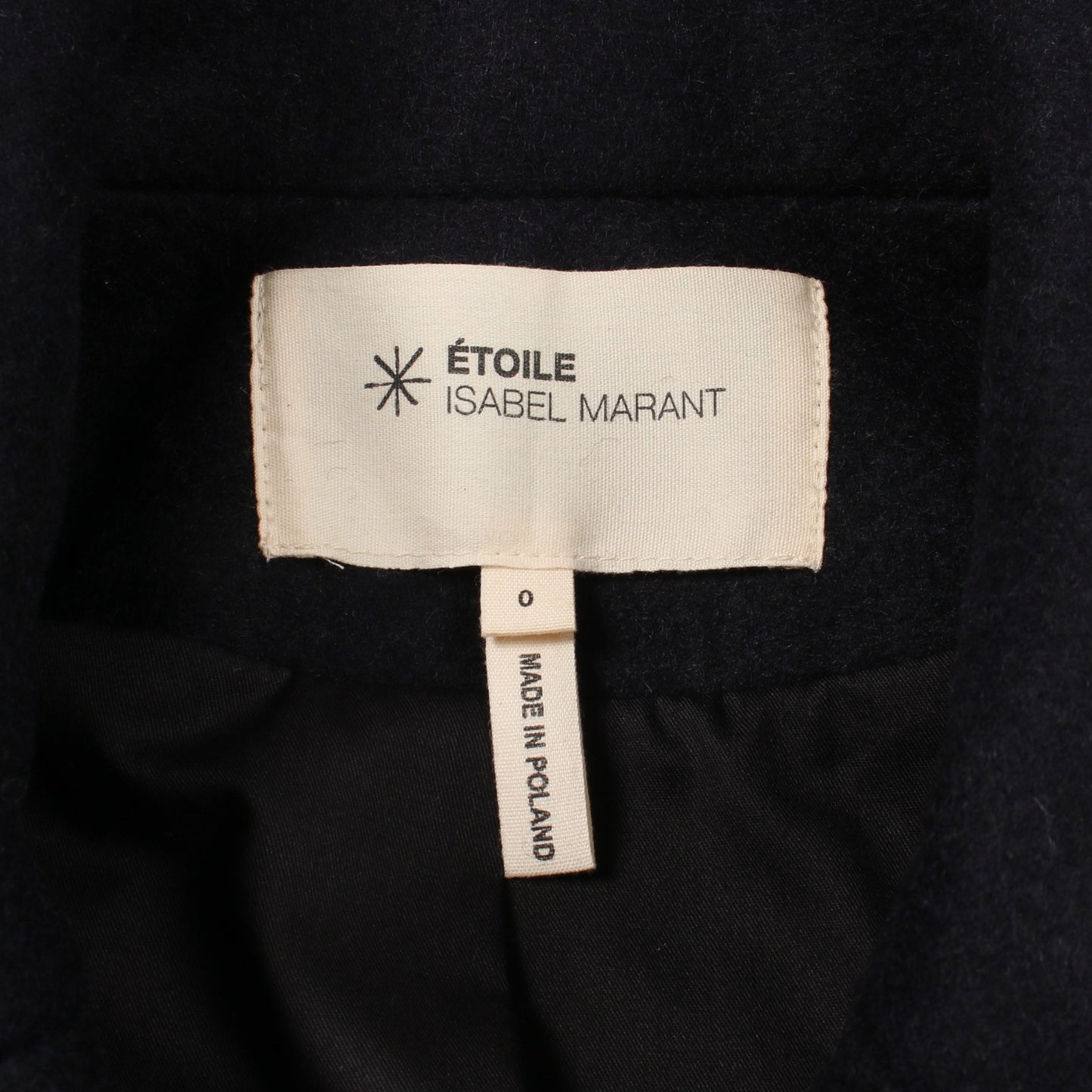 ピーコート ウール ネイビー エトワールイザベルマラン アウター ETOILE ISABEL MARANT