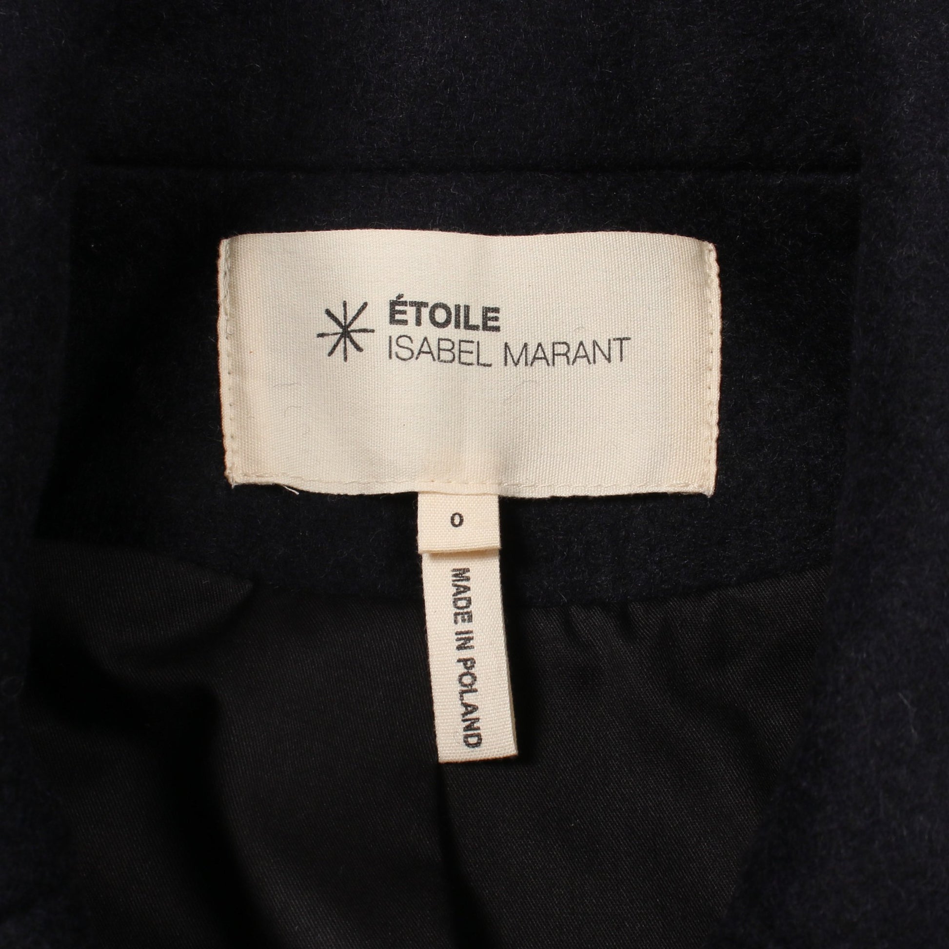 ピーコート ウール ネイビー エトワールイザベルマラン アウター ETOILE ISABEL MARANT
