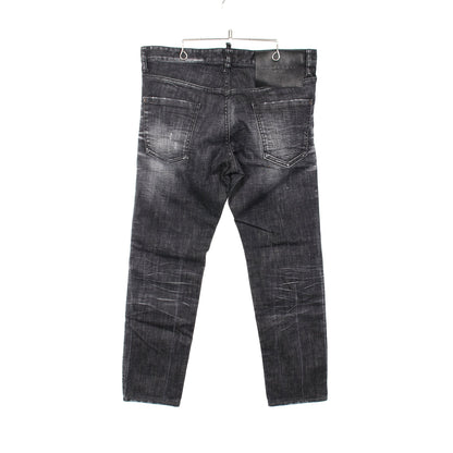 Cool Guy Jean ダメージ加工 デニムパンツ コットン ブラック ディースクエアード ボトムス DSQUARED2