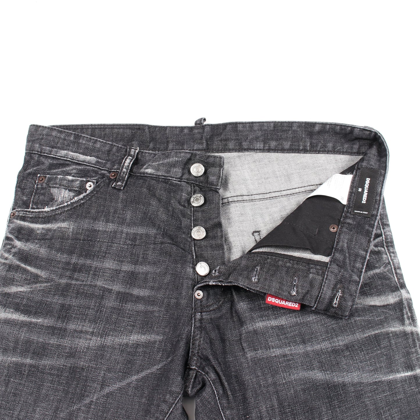 Cool Guy Jean ダメージ加工 デニムパンツ コットン ブラック ディースクエアード ボトムス DSQUARED2