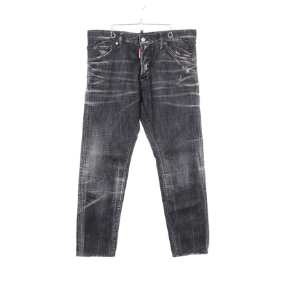 Cool Guy Jean ダメージ加工 デニムパンツ コットン ブラック ディースクエアード ボトムス DSQUARED2