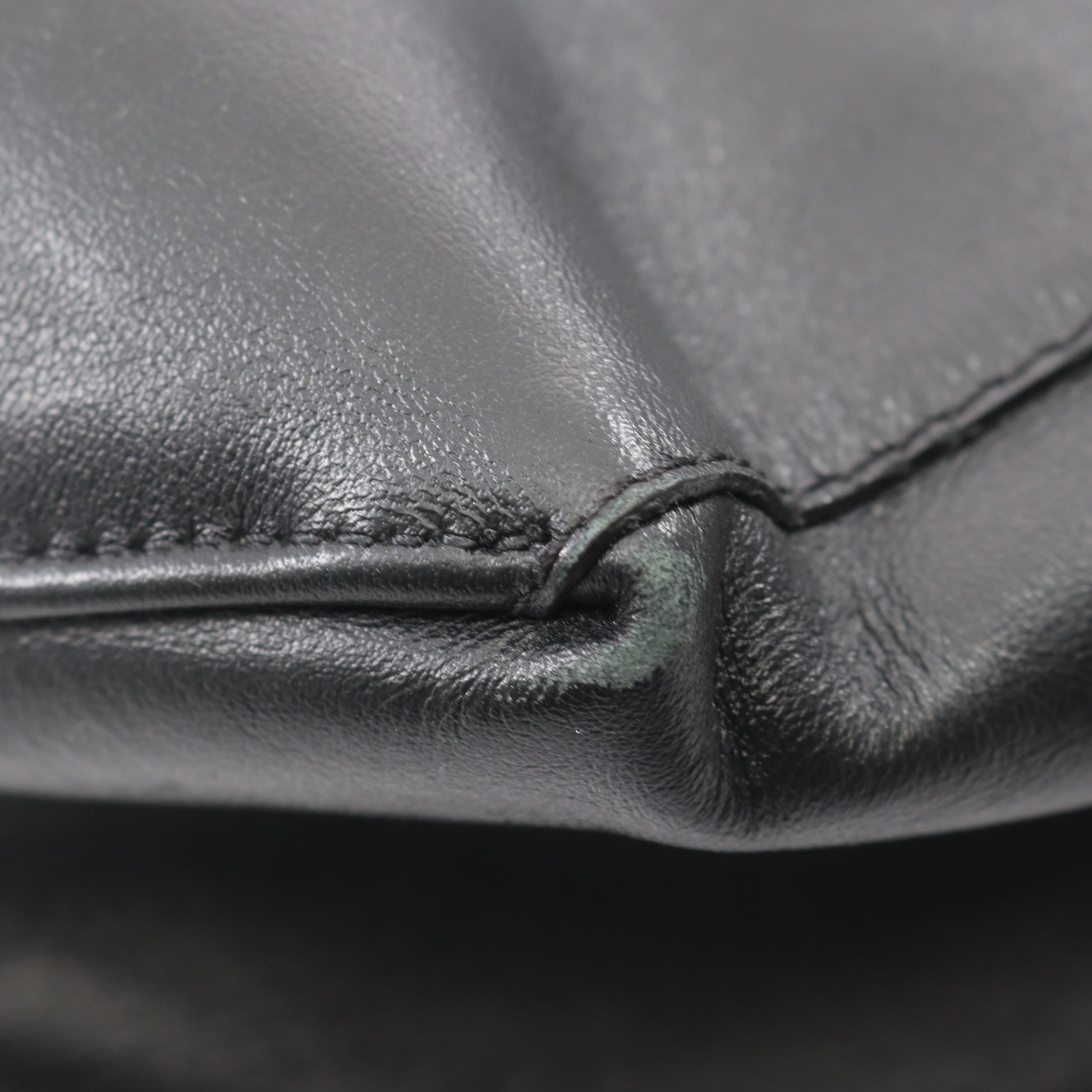 バーティカル カバ ハンドバッグ トートバッグ レザー ブラック セリーヌ バッグ CELINE
