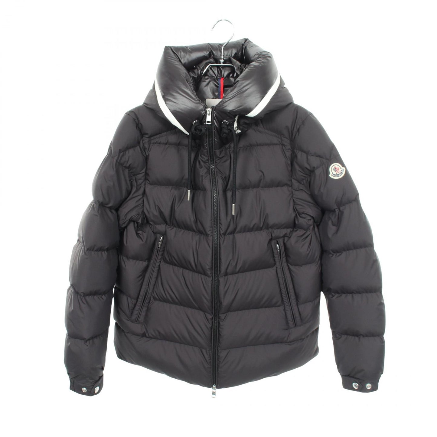CARDERE フード付き ダウンジャケット ブラック モンクレール アウター MONCLER