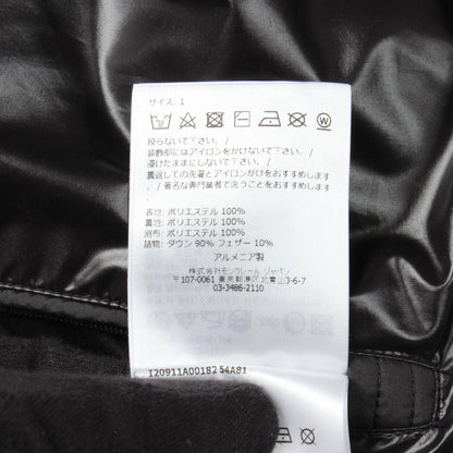 CARDERE フード付き ダウンジャケット ブラック モンクレール アウター MONCLER