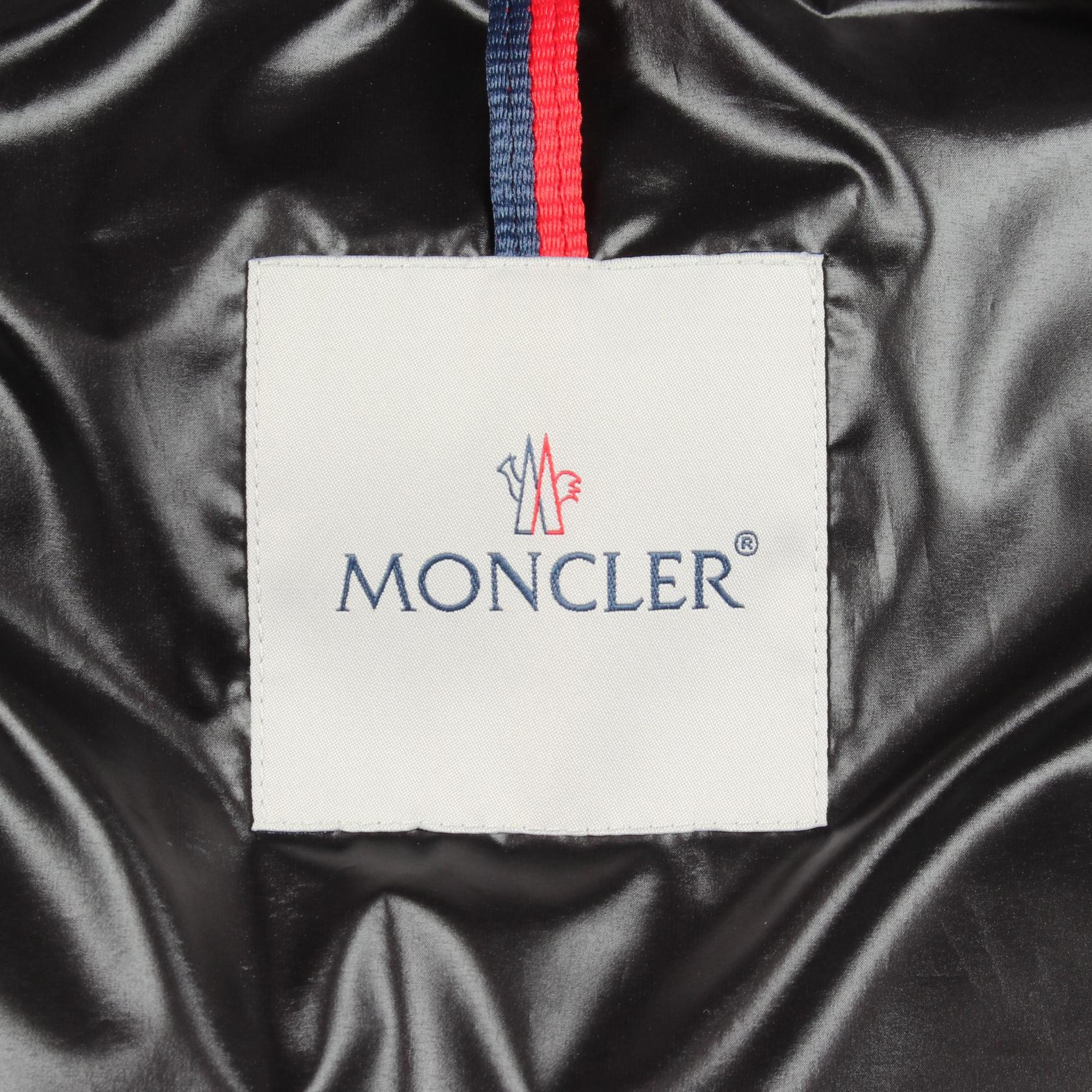 CARDERE フード付き ダウンジャケット ブラック モンクレール アウター MONCLER