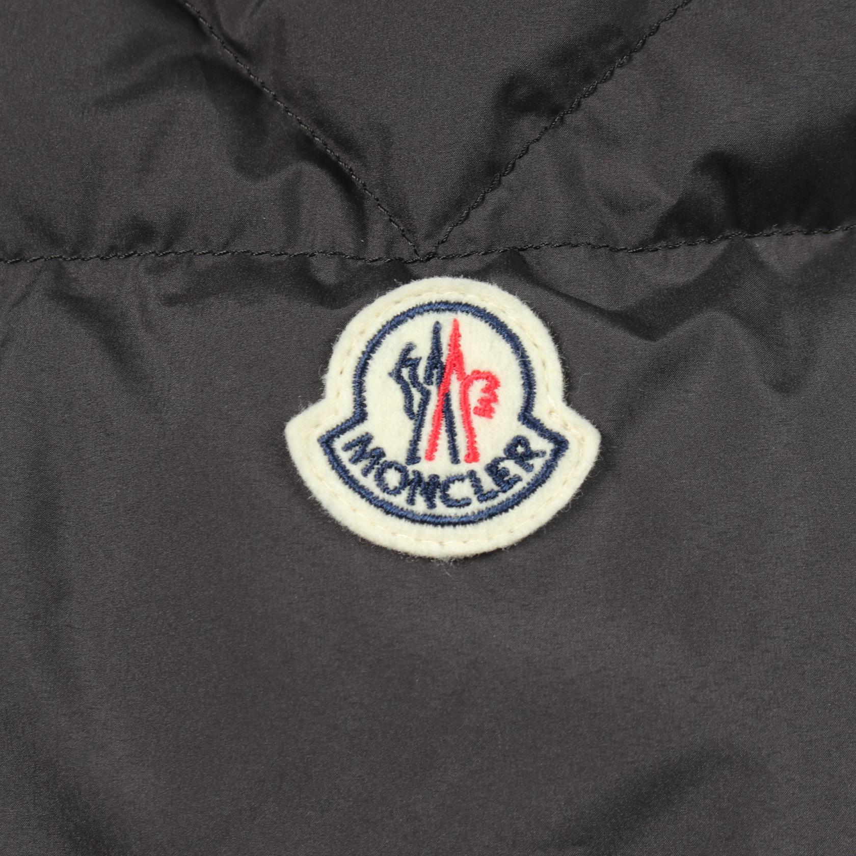 CARDERE フード付き ダウンジャケット ブラック モンクレール アウター MONCLER