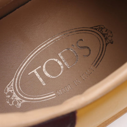スニーカー レザー スエード イエロー ブラウン トッズ シューズ TOD'S