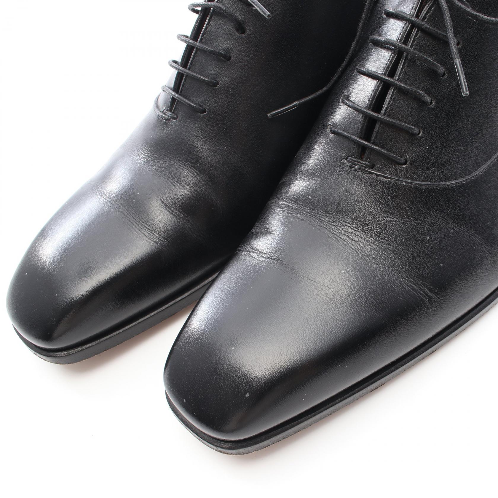 ドレスシューズ レザー ブラック エルメネジルドゼニア シューズ Ermenegildo Zegna
