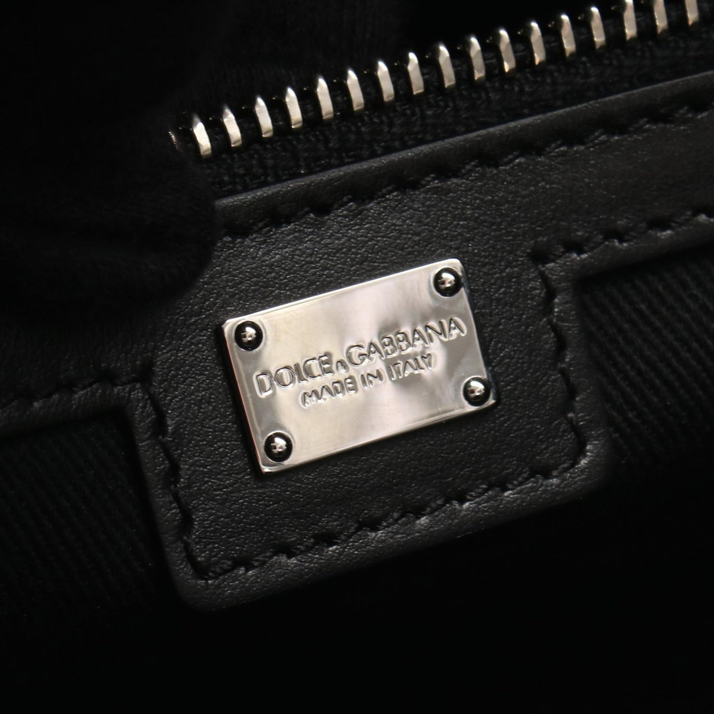 DGロゴ 2WAY ハンドバッグ トートバッグ キャンバス レザー アイボリー ブラック ドルチェアンドガッバーナ バッグ DOLCE&GABBANA
