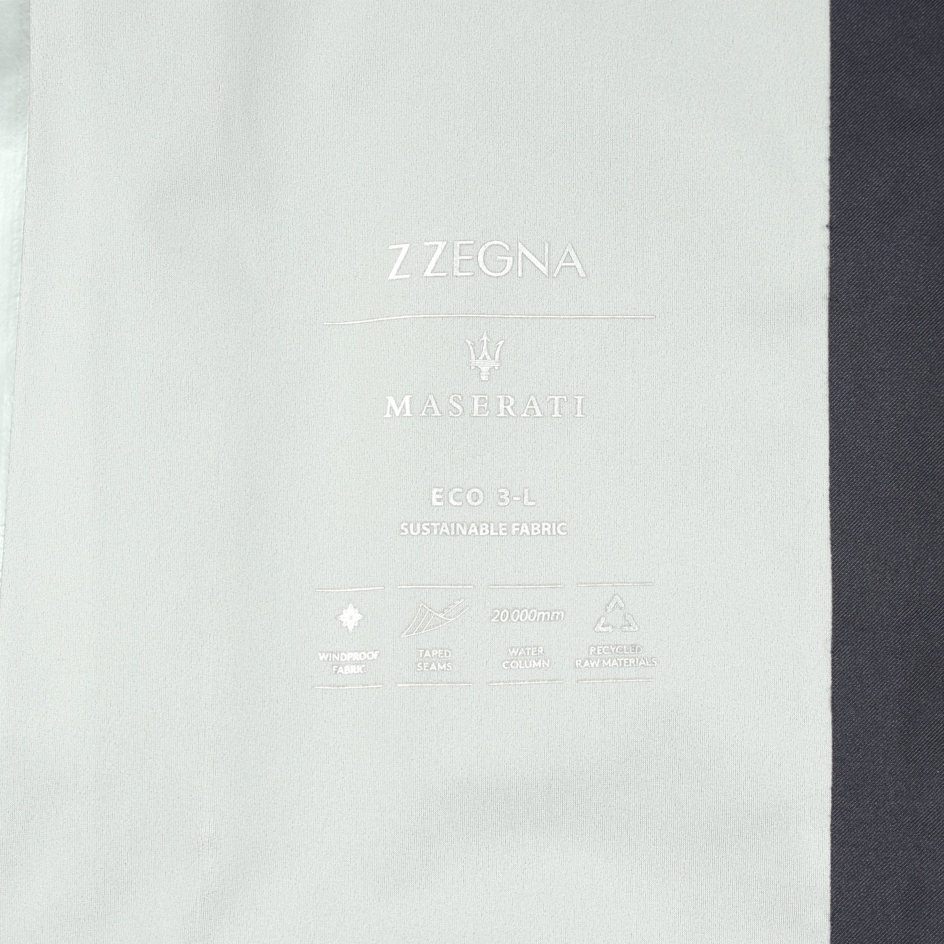 MASERATI フード付き ジャケット ネイビー ベージュ ジーゼニア アウター Z Zegna