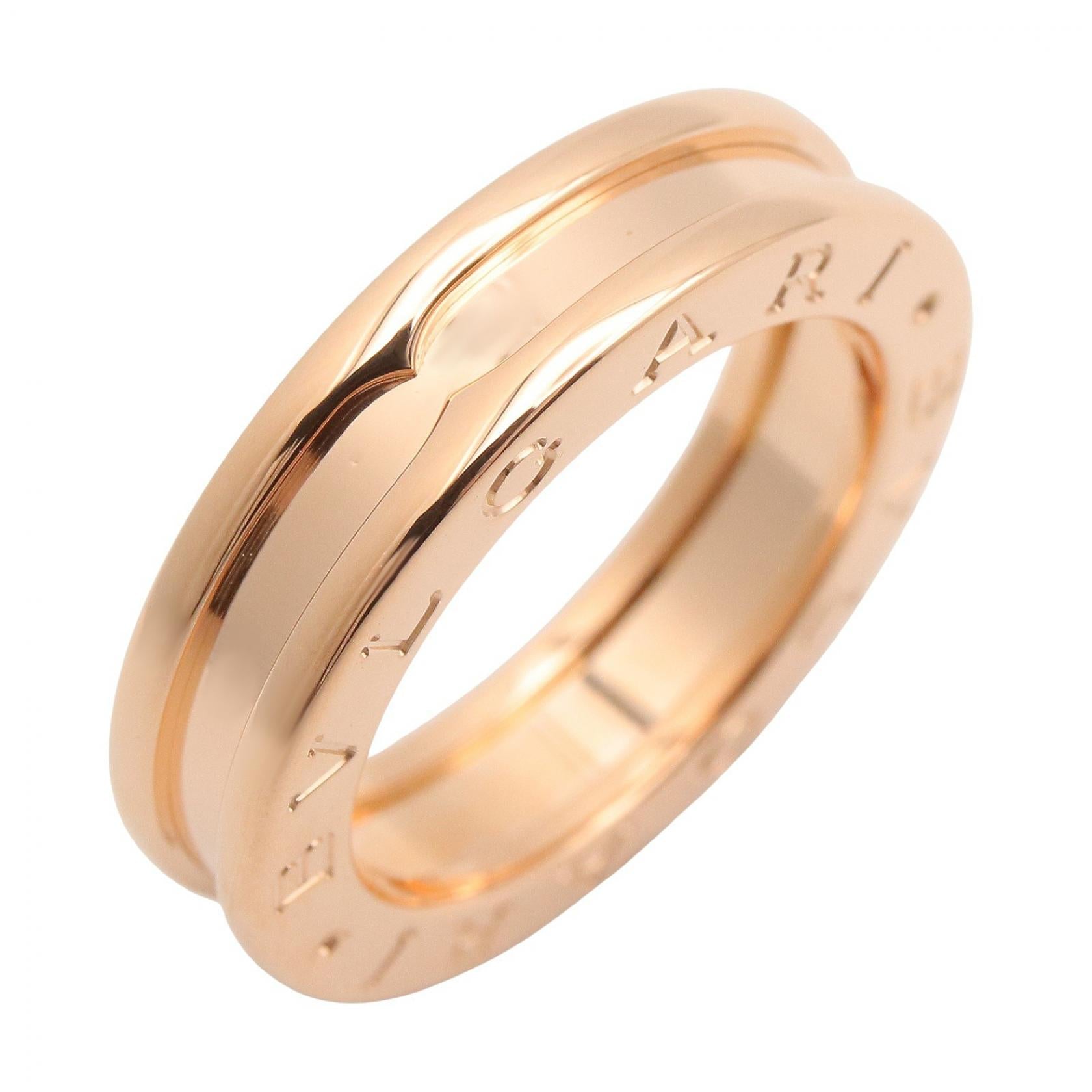 B-zero1 リング 1バンド リング 指輪 K18PG ゴールド ピンクゴールド ブルガリ アクセサリー BVLGARI