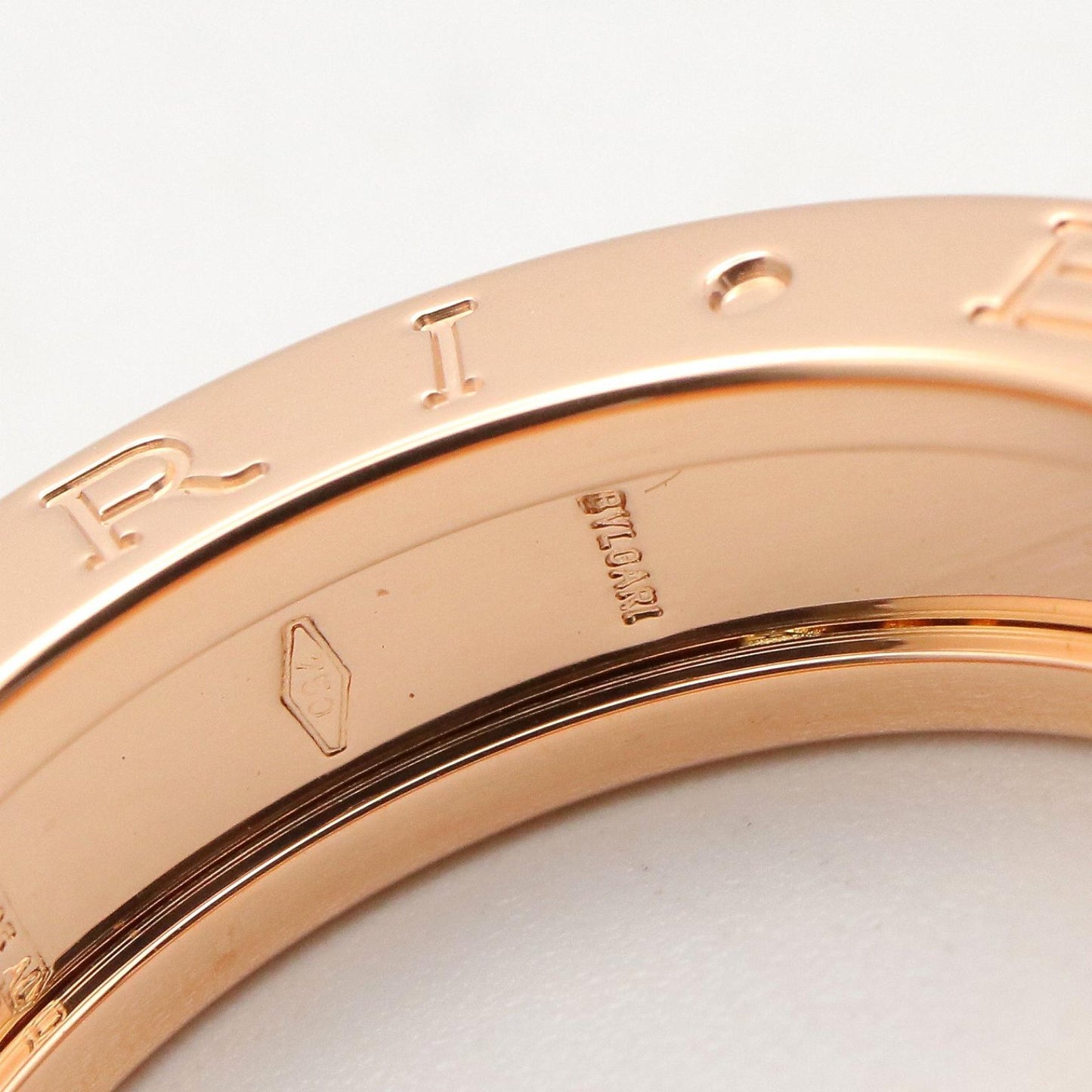 B-zero1 リング 1バンド リング 指輪 K18PG ゴールド ピンクゴールド ブルガリ アクセサリー BVLGARI