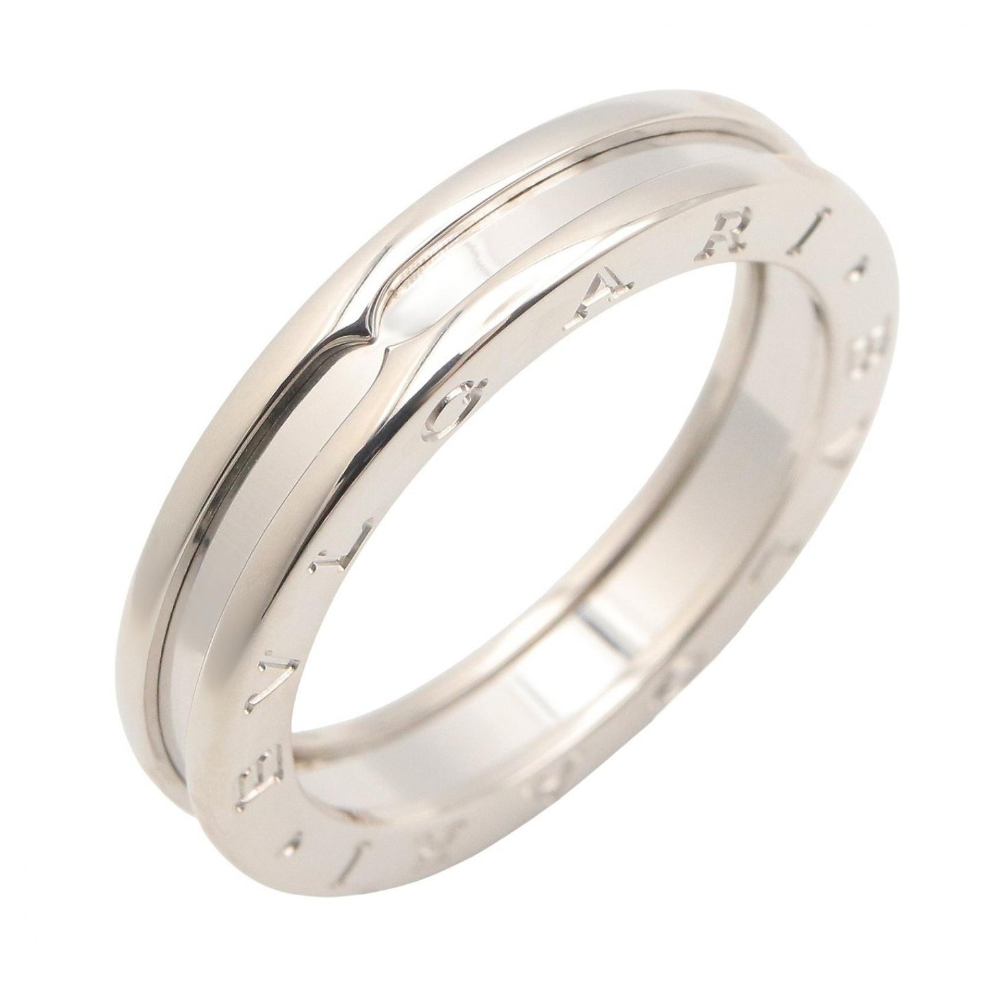 B-zero1 リング 1バンド リング 指輪 K18WG シルバー ホワイトゴールド ブルガリ アクセサリー BVLGARI